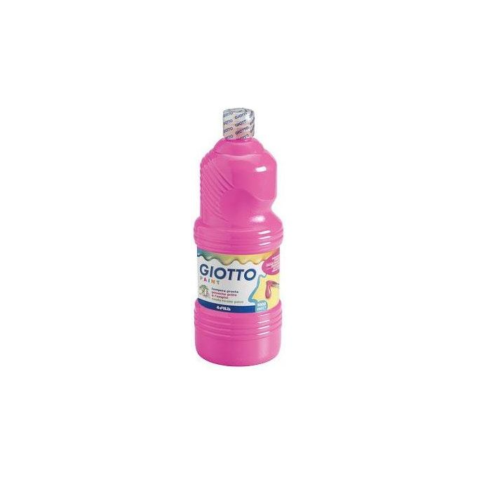 Giotto 533410 Tempera Pronta 1000 ml a base d'acqua coprente colore Magenta