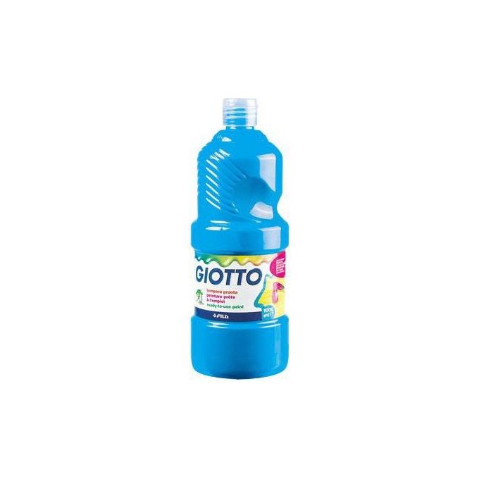 Giotto Flacone 1000ml Tempera Cyan