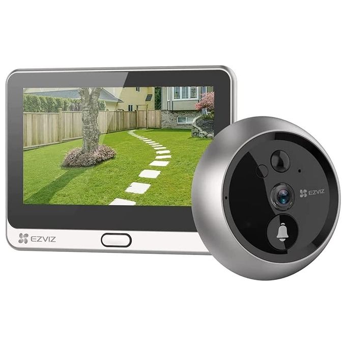 Ezviz Spioncino con Videocitofono Integrato Senza Fili Dp2ccon Display non Touch da 4.3