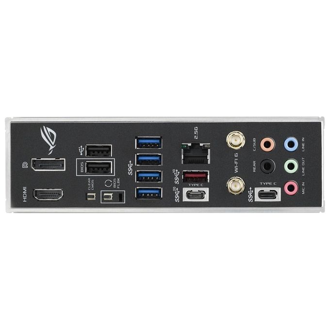 ASUS ROG Strix B660-F Gaming Wifi Scheda Madre ATX, Intel B660, LGA1700, DDR5, PCI 5.0, LAN Intel 2.5Gb, WiFi 6, ROG SupremeFX 7.1 Surround, 3xM.2, 4xSATA 6GB-s, USB 3.2 Gen 2x2, Nero