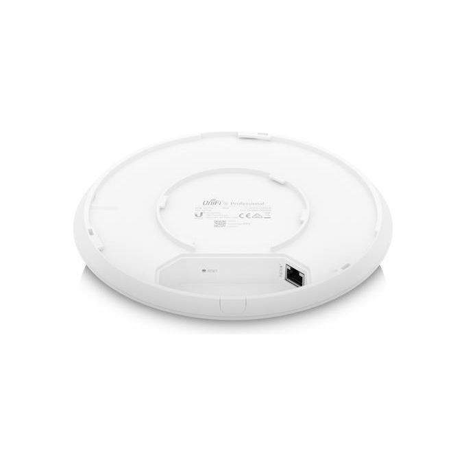 Ubiquiti U6-PRO Access Point WLAN Wi-Fi 6 4800 Mbit-s Bianco PoE MU-MIMO