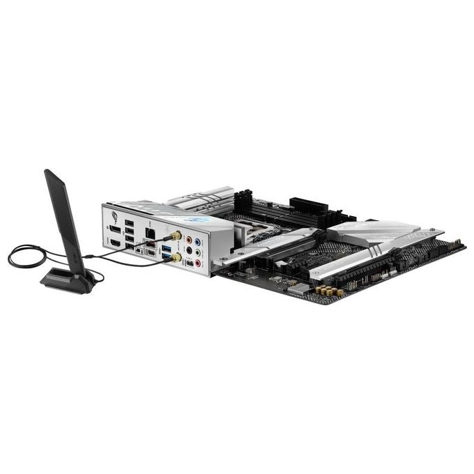 ASUS Scheda madre Intel B660 LGA 1700 ATX PCIe 5.0, 12+1 stadi di alimentazione, DDR5, AI Networking, WiFi 6 (802.11ax), Intel 2.5 Gb Ethernet, 3x PCIe 4.0 M.2 con dissipatori, USB 3.2 Gen 2x2 Type-C, SATA, Aura Sync RGB