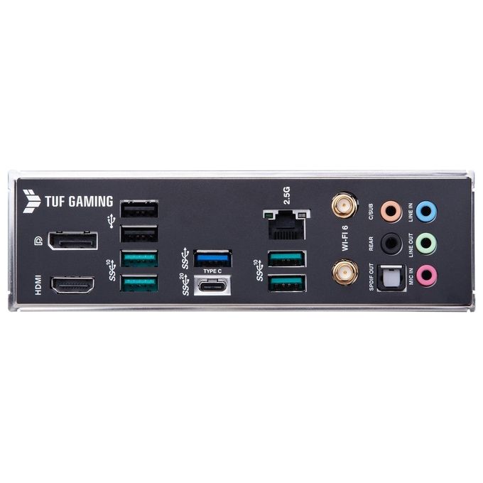 ASUS TUF Gaming B660M-PLUS WiFi Scheda Madre mATX, Intel B660, LGA1700, DDR5, PCIe 5.0, LAN Realtek 2.5Gb, WiFi 6, Realtek 7.1 Surround, 2xM.2, 4xSATA 6GB-s, USB 3.2 Gen 2x2, Armoury Crate, Nero