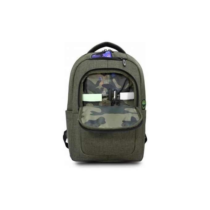Urban Factory Eco Zaino per Notebook 15.6'' Kaki