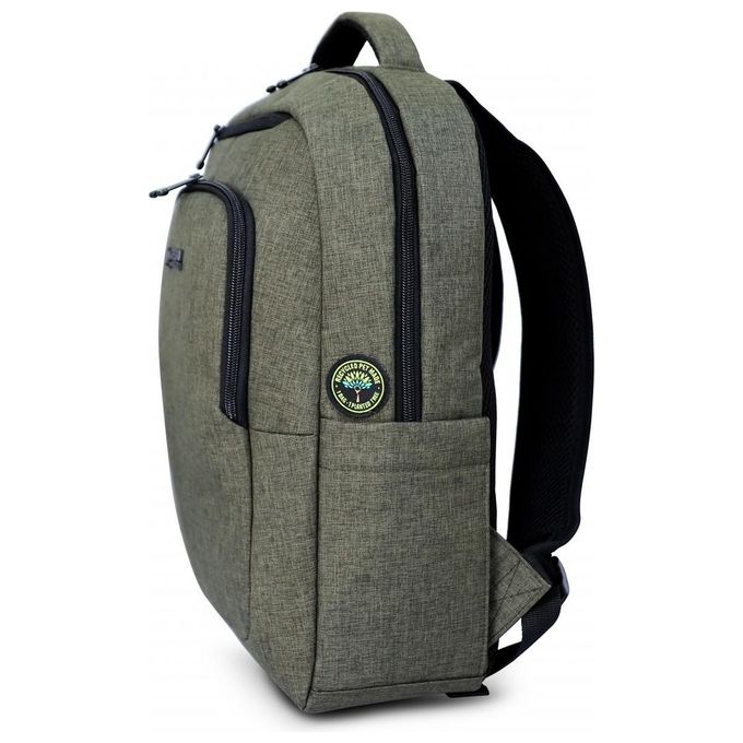 Urban Factory Eco Zaino per Notebook 13''-14'' Kaki