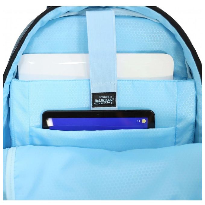 Urban Factory Eco Zaino per Notebook 15.6'' Deep Blue