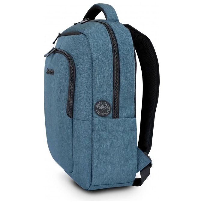 Urban Factory Eco Zaino per Notebook 15.6'' Deep Blue
