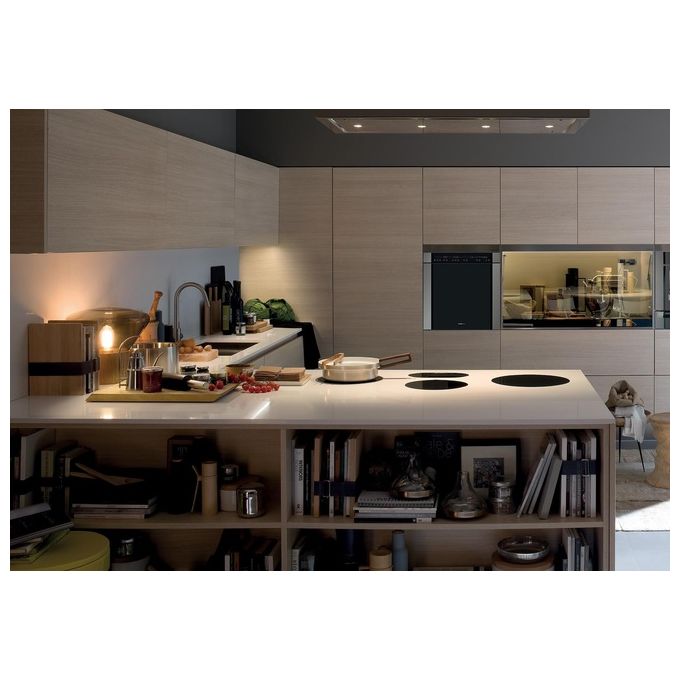 Foster 7366 030 Piano Cottura a Induzione Modulare Quadra in Vetroceramica 3 Zone Libero Posizionamento Touch Control Nero