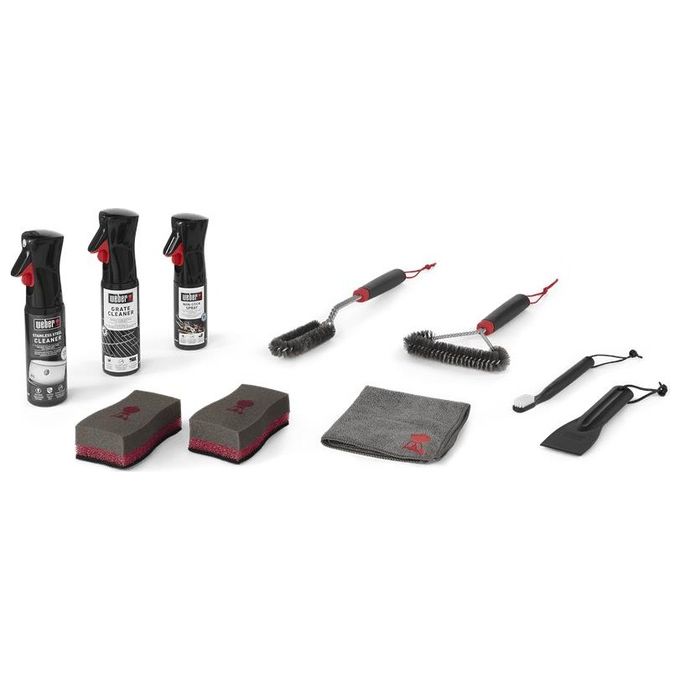 Weber Kit di Pulizia Barbecue a Gas in Acciaio Inox