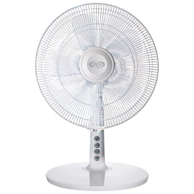 Argo Ventilatore da Tavolo 40cm 3 Velocita' in Bianco per un Comfort Ottimale e Silenzioso