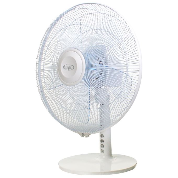 Argo Ventilatore da Tavolo 40cm 3 Velocita' in Bianco per un Comfort Ottimale e Silenzioso