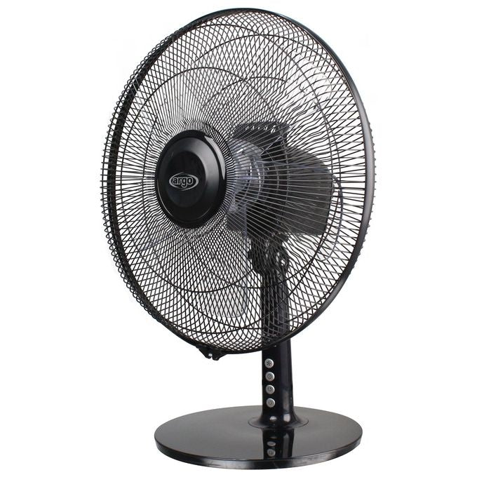 Argo ventilatore da tavolo 40cm 3 velocita in nero per un raffrescamento versatile e silenzioso in ogni ambiente domestico
