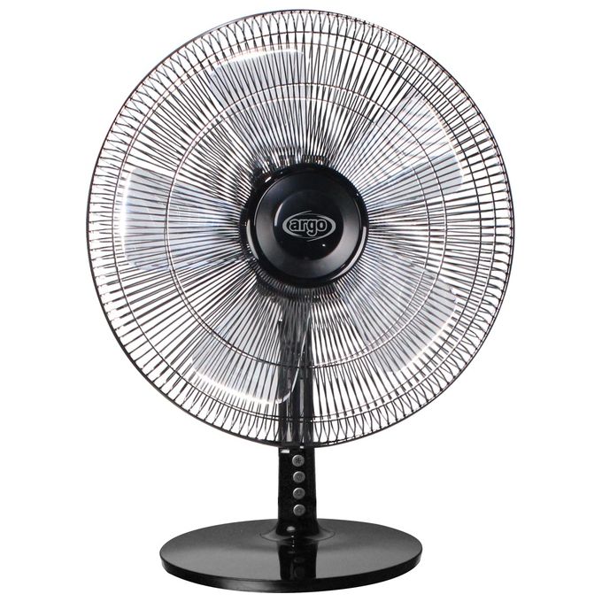 Argo ventilatore da tavolo 40cm 3 velocita in nero per un raffrescamento versatile e silenzioso in ogni ambiente domestico