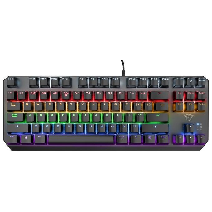 Trust GXT 834 Callaz Tastiera Usb QWERTY Italiano Nero