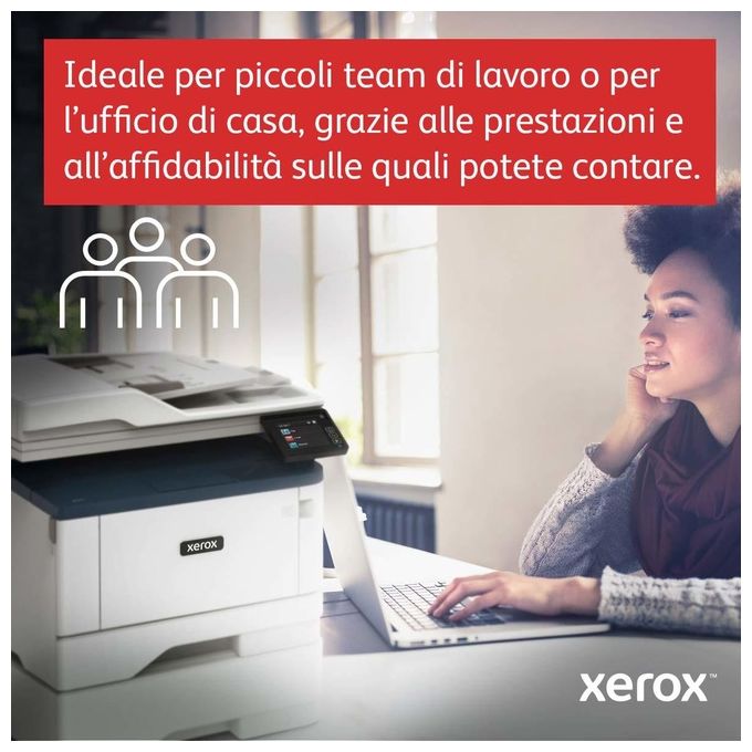 Xerox Stampante B315 Multifunzione Laser A4 B-N Copia, Stampa, Scansione, Fax, 40ppm, Wi-Fi, Stampa Fronte-Retro
