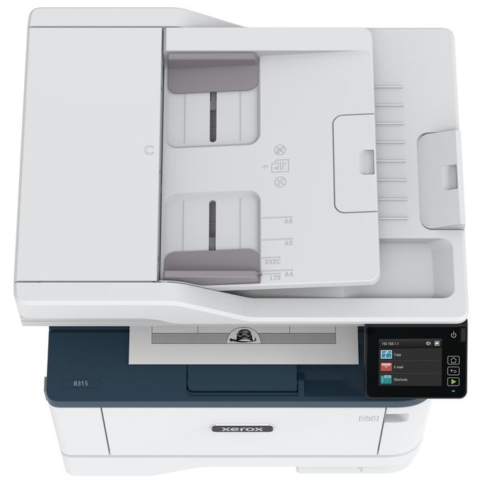Xerox Stampante B315 Multifunzione Laser A4 B-N Copia, Stampa, Scansione, Fax, 40ppm, Wi-Fi, Stampa Fronte-Retro