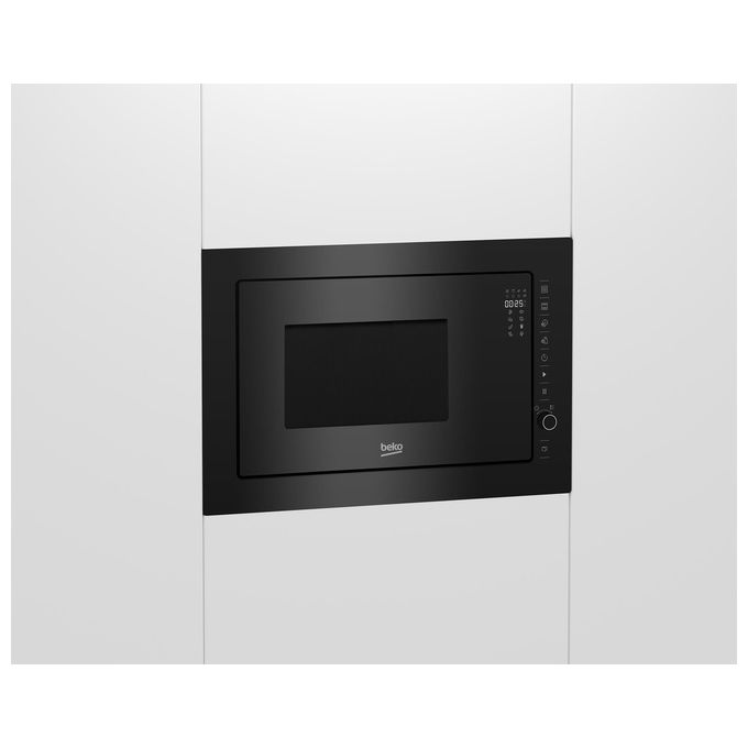 BEKO BMGB 25333 BG Forno a Microonde da Incasso Combinato con Grill Capacita' 25 Litri Potenza 900 Watt Larghezza 60 cm colore Nero