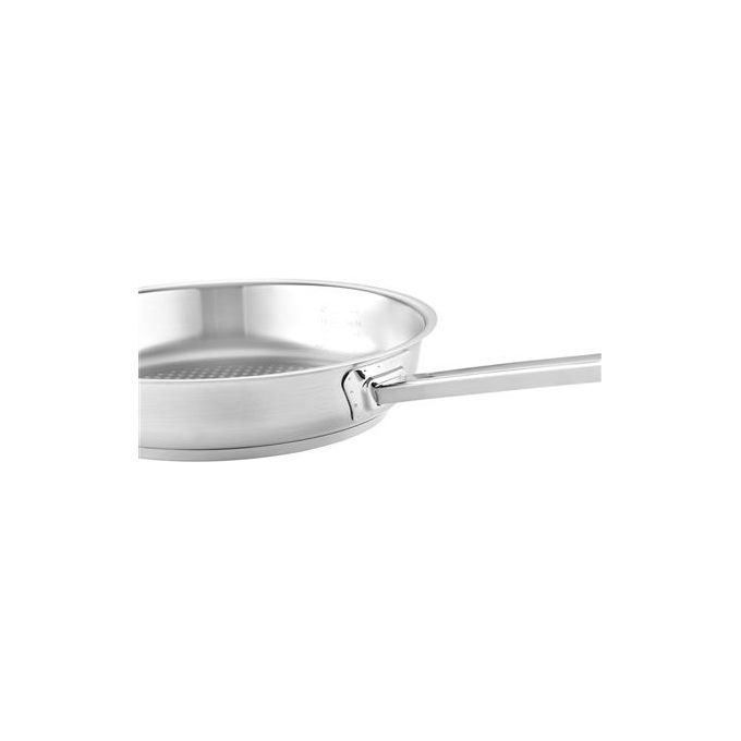 Fissler 084-378-24-100-0 Original Profi Collection Padella Multiuso Acciaio Inox 24 cm Antiaderente Novogrill Induzione colore Acciaio inox