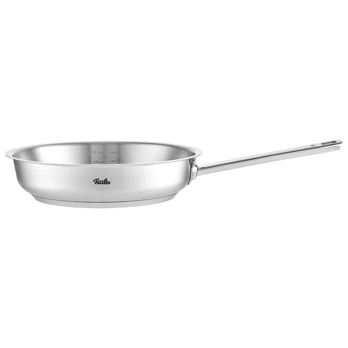 Fissler 084-378-24-100-0 Original Profi Collection Padella Multiuso Acciaio Inox 24 cm Antiaderente Novogrill Induzione colore Acciaio inox