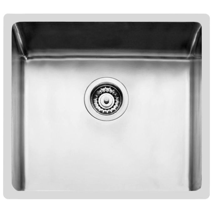 Foster 2154 050 KE Lavello Acciaio Inox Spazzolato da Incasso Filotop 1 Vasca 49x44cm