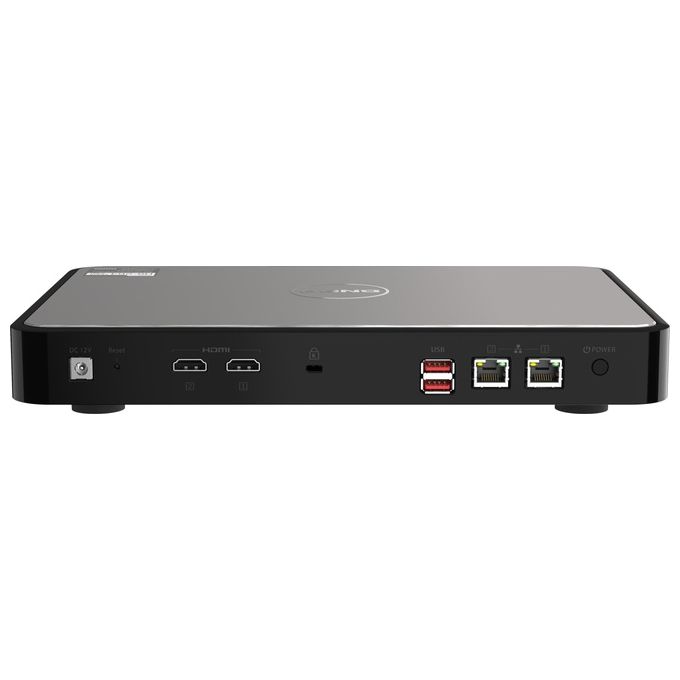 Qnap HS-264 NAS Tower Collegamento Ethernet LAN Nero