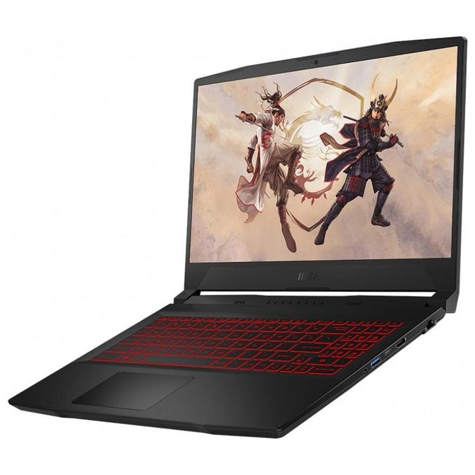 MSI  KATANA GF66 12UD Notebook Gaming, Processore Intel Core i7-12700H, Ram 16Gb, 1Tb SSD, Display 15.6'' FHD 144Hz IPS, NVIDIA GeForce RTX 3050 Ti 4GB, NO OS