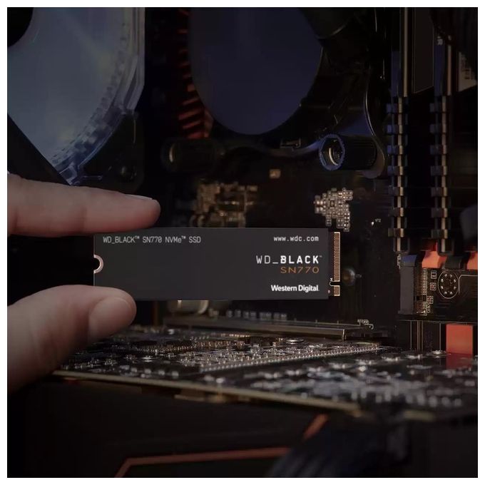 Western Digital Black SN770 SSD NVMe 1TB M.2 2280 PCIe 4.0 per PC