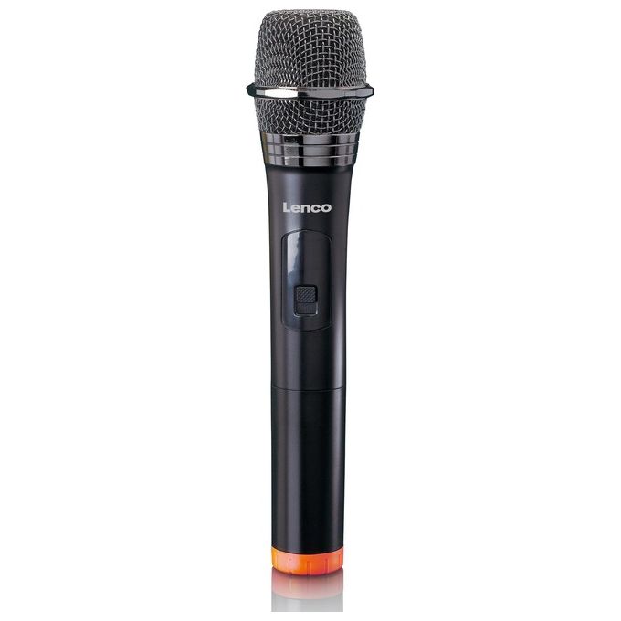 Lenco MCW-011BK Microfono Wireless con Ricevitore