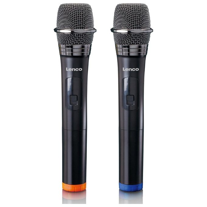 Lenco MCW-020BK Set Microfono Wireless con Ricevitore