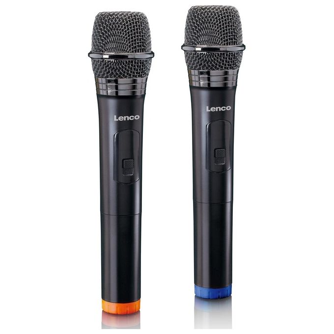 Lenco MCW-020BK Set Microfono Wireless con Ricevitore