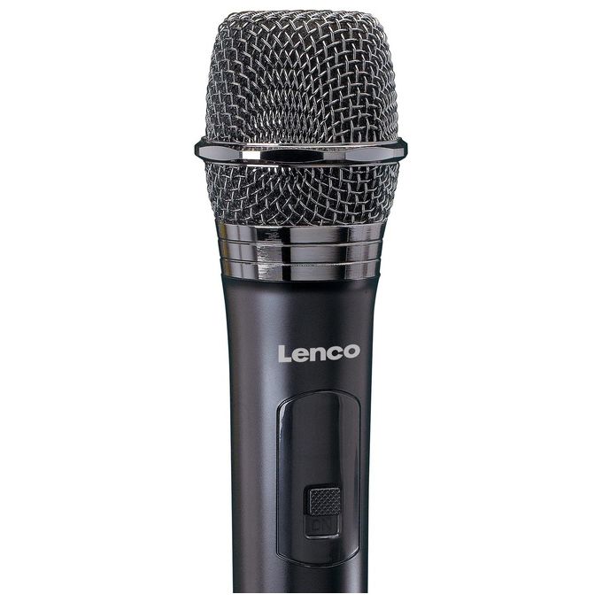 Lenco MCW-020BK Set Microfono Wireless con Ricevitore