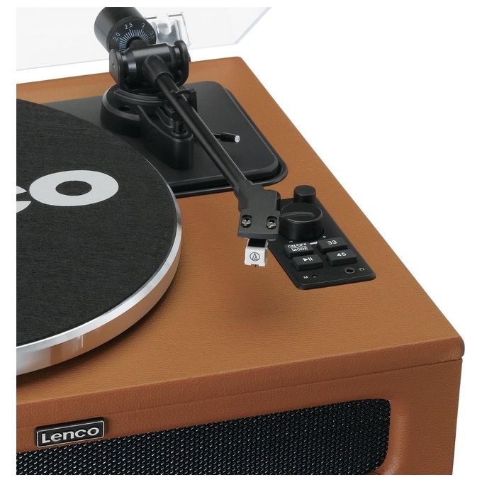 Lenco LS-430BN Giradischi Bluetooth Marrone