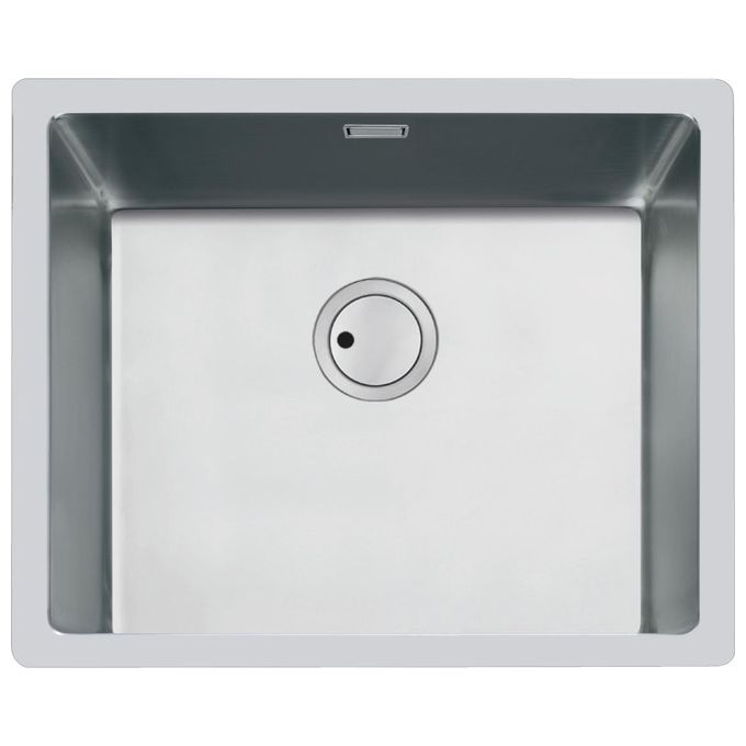 Foster 3355 050 S4001 Lavello Acciaio Inox Satinato da incasso Filotop 1 Vasca 54x44cm