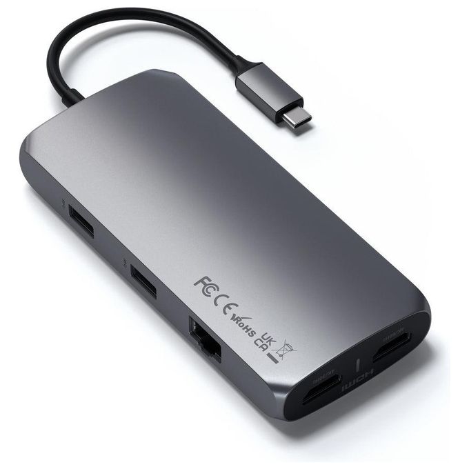 Satechi Usb-C Multiport Mx Adapter Space Gray