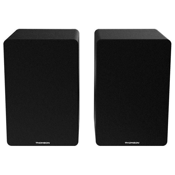 Thomson Hifi Bookshelf Speakers 50w Bt 5.0 Rca Command Black Ws400duo