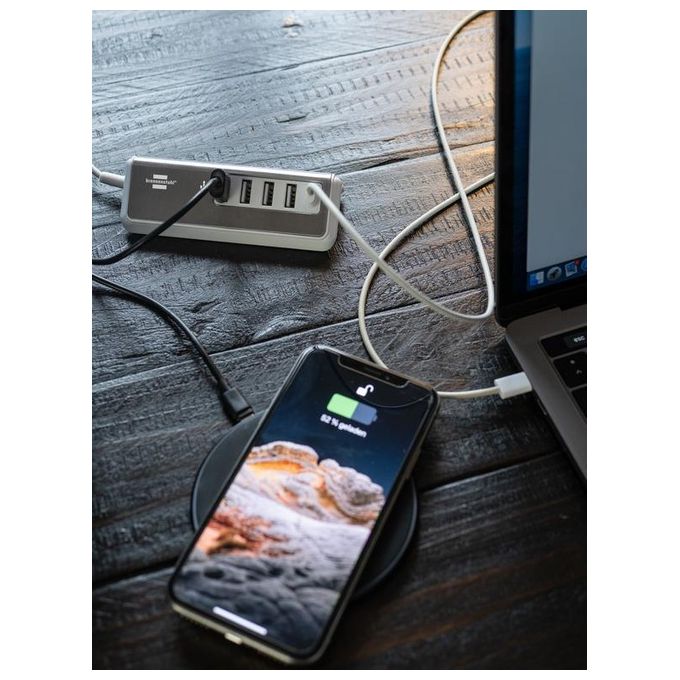 Brennenstuhl USB Multi Charger con 1.5mt 4xUSB Tipo A  1x Tipo C