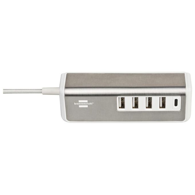 Brennenstuhl USB Multi Charger con 1.5mt 4xUSB Tipo A  1x Tipo C