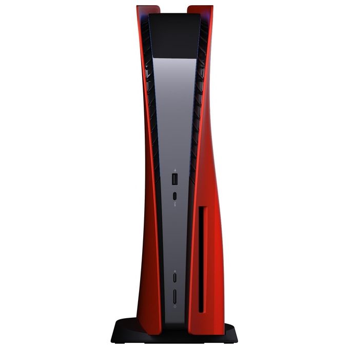 4Side Cover Laterale per PlayStation5 Disk Rosso