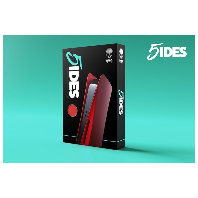 4Side Cover Laterale per PlayStation5 Disk Rosso