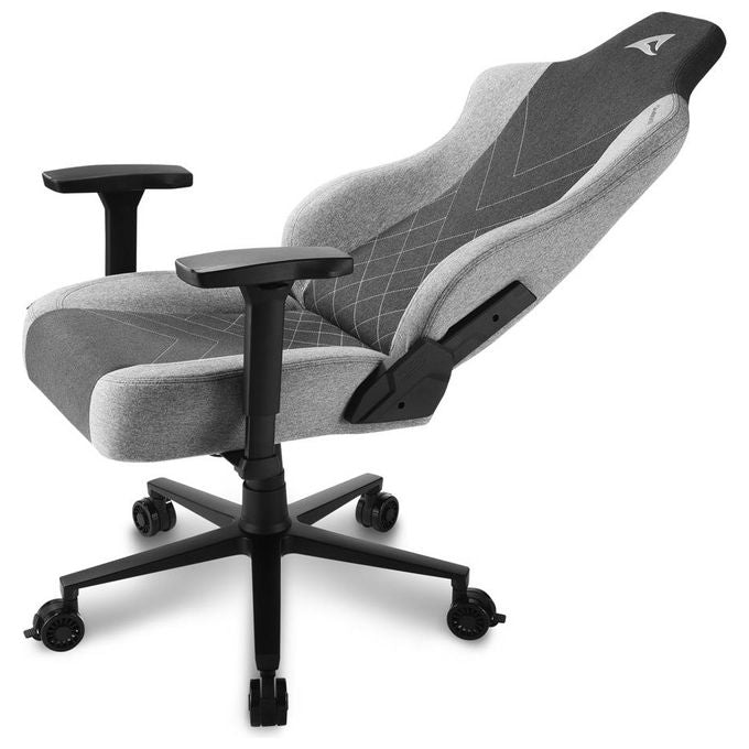 Sharkoon SKILLER SGS30 sedia in Tessuto, Dimensioni Comfort Grigia
