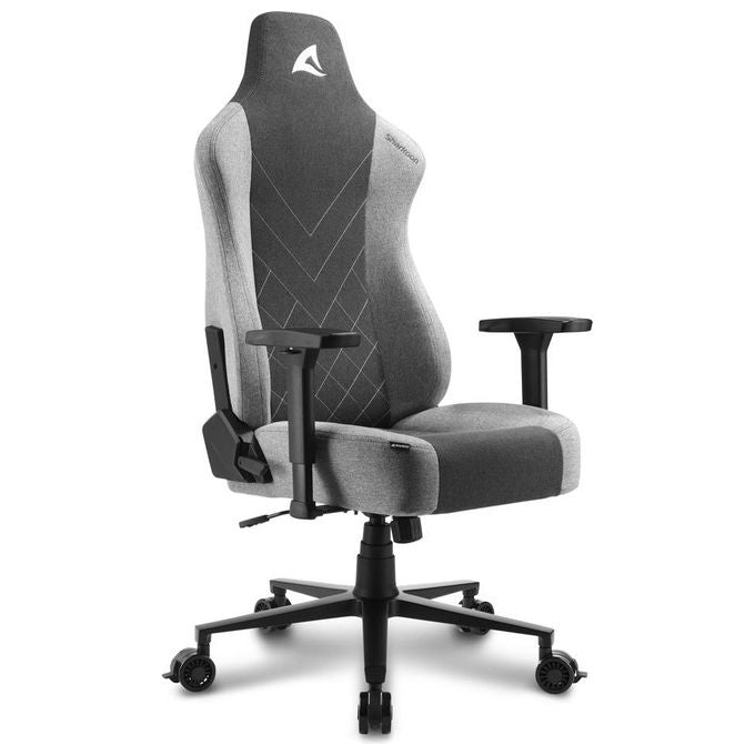 Sharkoon SKILLER SGS30 sedia in Tessuto, Dimensioni Comfort Grigia