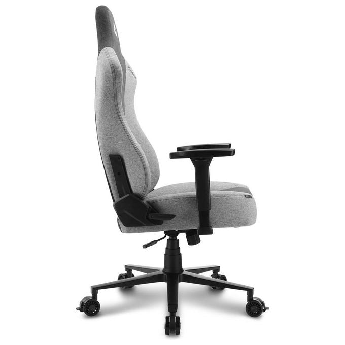 Sharkoon SKILLER SGS30 sedia in Tessuto, Dimensioni Comfort Grigia