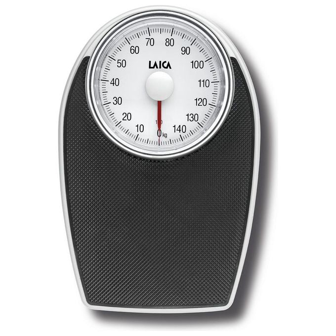 Laica PS2024L Bilancia pesapersone analogica portata massima 150 kg precisione 1 kg display analogico nero e bianco