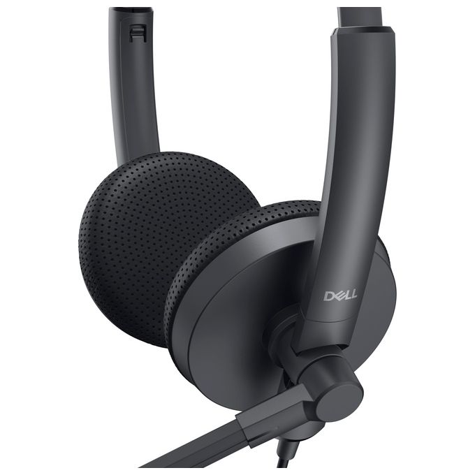 Dell WH1022 Auricolare Cablato a Padiglione Musica e Chiamate Nero