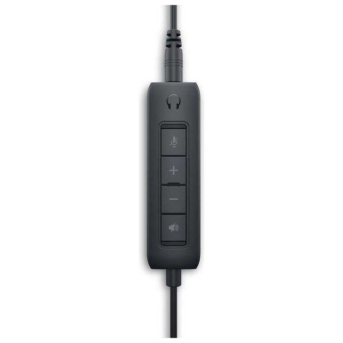 Dell WH1022 Auricolare Cablato a Padiglione Musica e Chiamate Nero