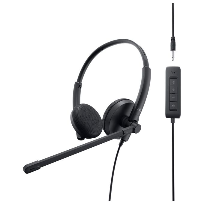 Dell WH1022 Auricolare Cablato a Padiglione Musica e Chiamate Nero