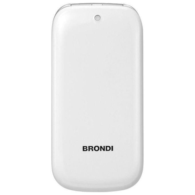 Brondi Stone Apertura a Conchiglia e Flip Attivo Dual Sim 2.4'' Bianco