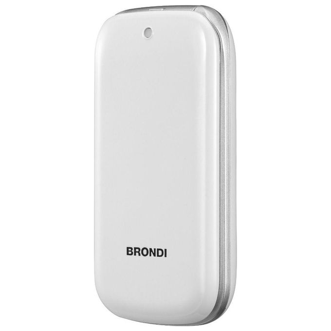 Brondi Stone Apertura a Conchiglia e Flip Attivo Dual Sim 2.4'' Bianco