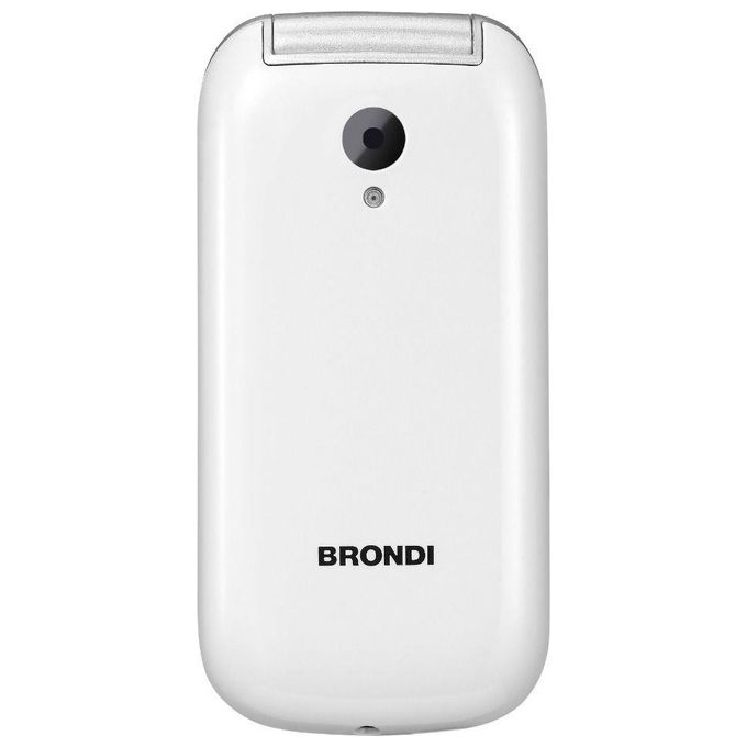 Brondi Stone Apertura a Conchiglia e Flip Attivo Dual Sim 2.4'' Bianco