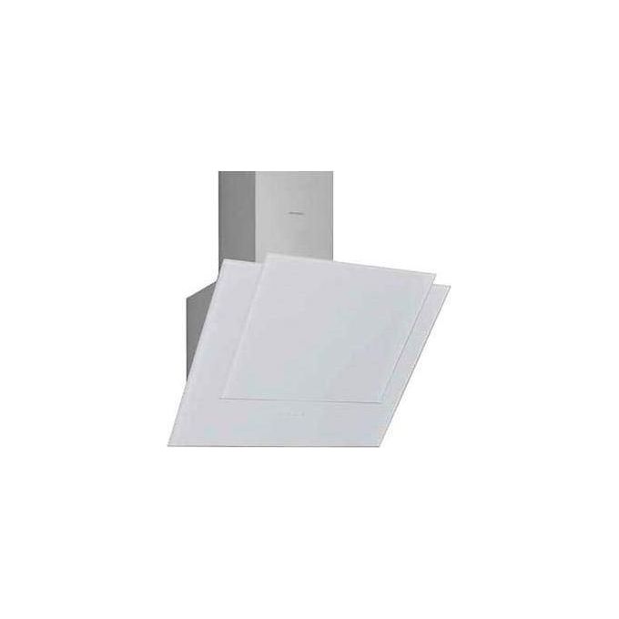 Silverline 3424.6.733.02 Cappa a Parete Aspirante Controllo digitale Classe energetica C 3 Velocita' Portata 629 m³-h 60cm Inox e Vetro Temperato Bianco